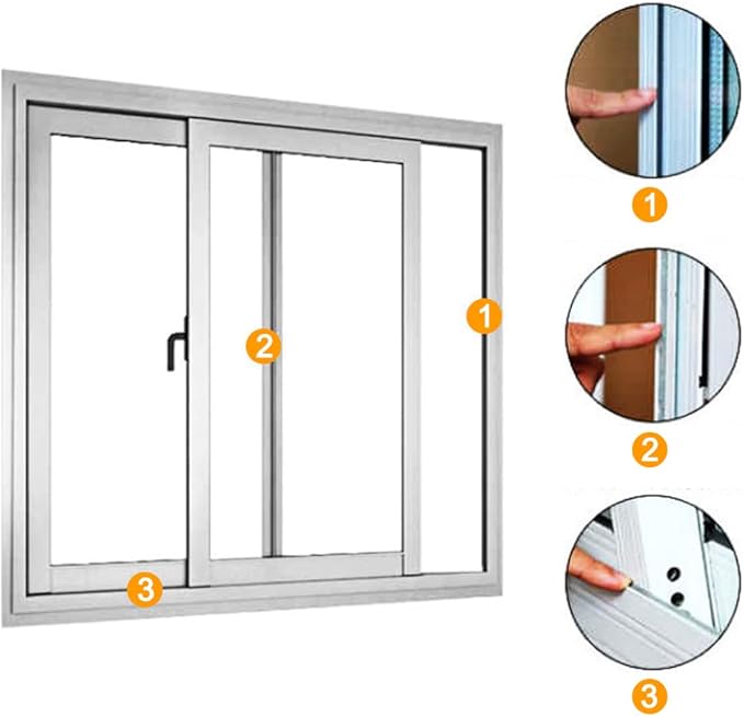 39.4FT Brush Weather Stripping, Neat Pile Self Adhesive Seal Strip for Windows and Door, Weatherstrip for Soundproofing, Windproof, Dustproof, Stronger Stickiness, 0.35'' Wide x 0.2'' Thick, Grey