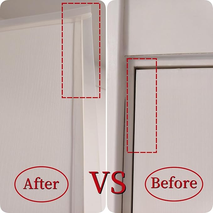 T Shape Door Seal Strip for Door & Windows Gaps,Draft Stopper Bottom Sweep Weather Stripping for Energy Saving, Noise Reduction,Easy Install (Transparent, 1.38" W x 19.7Ft)