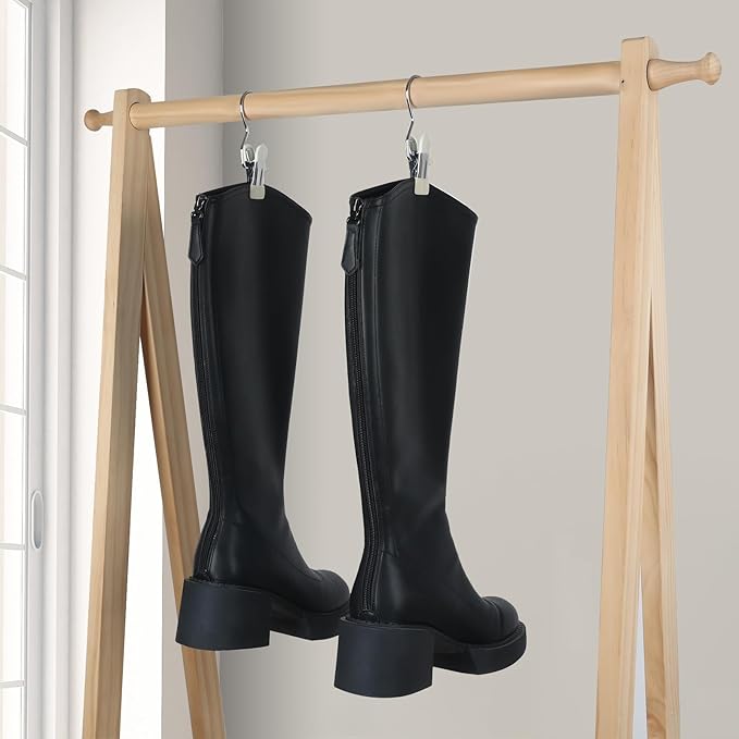 15/30/50Pcs Upgrade Double Head Clamp Dipped Clothespin for Laundry Hooks with Clips, Boot Holder, Hanging Clips, Portable Multifunctional Hangers Single Clip Space Saving for Jeans, Hats (50, Black)