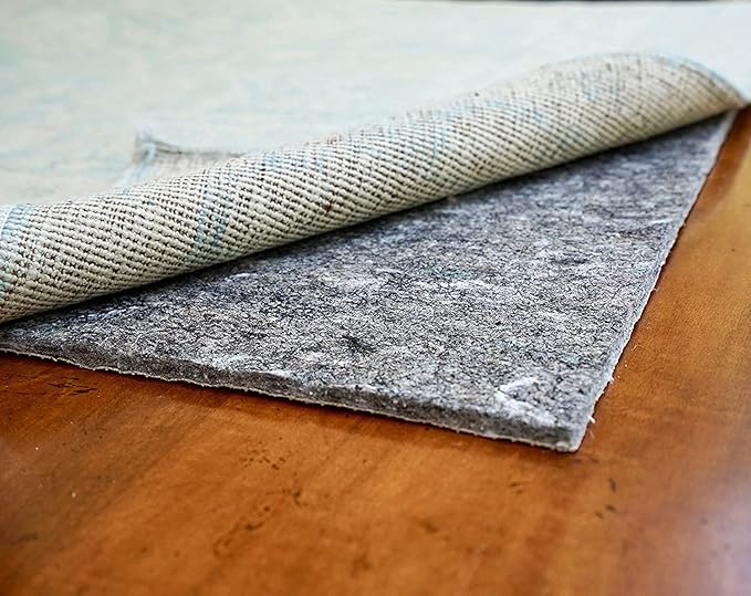RUGPADUSA - Dual Surface - 1'10" x 9'10" - 1/4" Thick - Felt + Rubber - Non-Slip Backing Rug Pad - Safe for All Floors