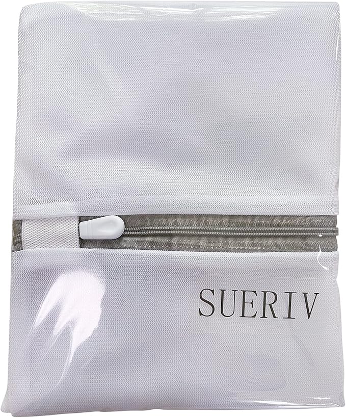 Laundry Mesh Bag-Heavy Duty Mesh Laundry Bags,Laundry Bags Mesh Wash Bag for Washing Machine-Supper Zipper Net Laundry Bag for Travel,Lingerie,Sweater,Garment,Undergarment 4(24Inch×24Inch)