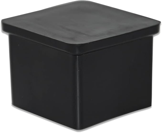 Flyshop 1-3/16" x 1-3/16", 30 mm x 30 mm Flexible PVC Chair Leg Caps Black Anti-Scratch Furniture Covers Floor Protectors Square Chair Leg Tips, 20PCS