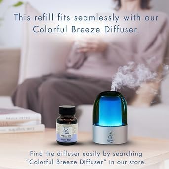 G's Breeze Super Star Diffuser Oil Refill - Essence of Star-Studded Glamor - Transform Any Space with Invigorating Fragrance – Ideal for Home & Office – Long-Lasting Freshness Aroma - 60 ML