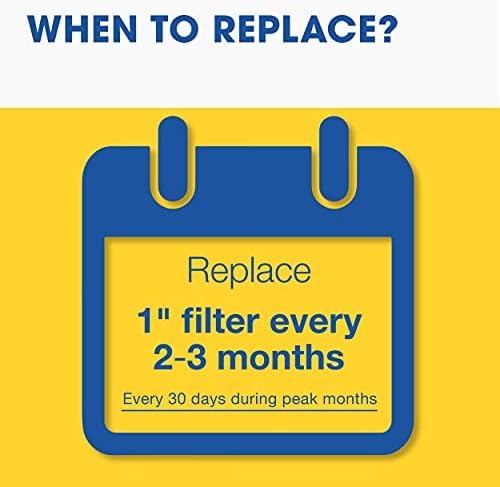Aerostar 16x25x1 MERV 8 - 4 Count - High Efficiency Pleated HVAC, Furnace & Air Conditioner Filters - Removes Dust, Lint, Mold & Allergy-Causing Pollen