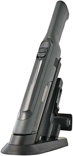 Handheld Vacuum Cordless, Super Lightweight 1.4lb with Powerful Suction, Charging Dock, Single Touch Empty and Detachable Dust Cup, Portable Mini Car Vac for Home Pet Car (Steel Gray)