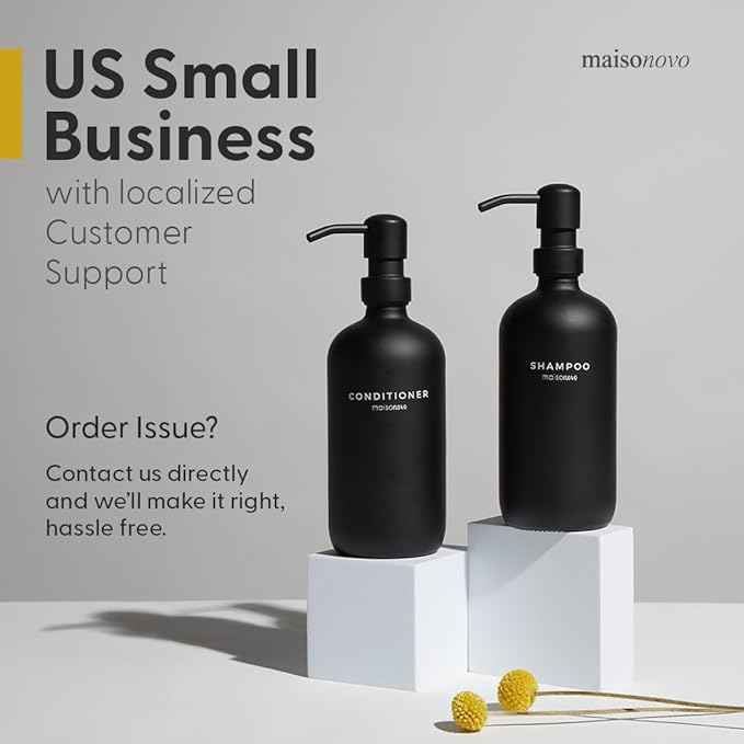 MaisoNovo Soap Pump Replacement - 2X Gold Metal Pumps - Pump Dispenser - Soap Dispenser Pump Replacement - Stainless Steel Soap Pump - Pump for Soap Dispenser