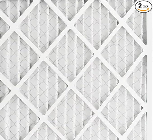BNX TruFilter 20x25x5 (19.88’’ x 24 75’’ x 4.38‘ Honeywell Compatible 4”) MERV 12 Activated Carbon Air Filter (2-Pack) - MADE IN USA - Air Conditioner Furnace Filters for Odor, Mold, Bacteria, Smoke