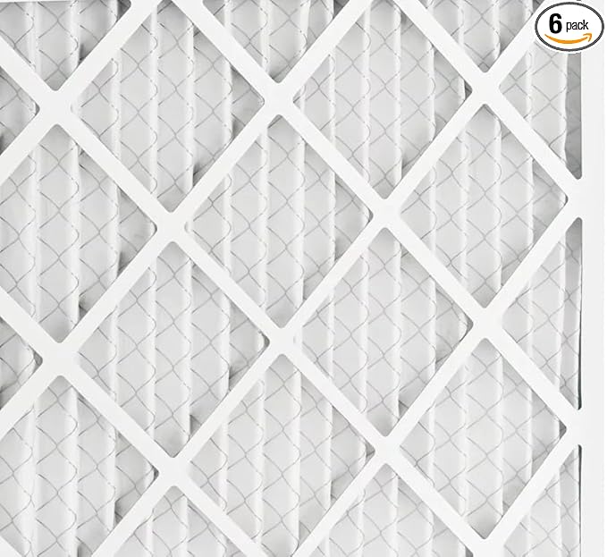 BNX TruFilter 20x22x1 MERV 10 (6-Pack) AC Furnace Air Filter - MADE IN USA - Pleated Air Conditioner HVAC AC Furnace Filters - Removes Odor, Mold, Bacteria, Smoke
