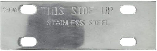 Replacement Blade for Chef Master Griddle Scraper by FryOilSaver Co., 5 1/2" Wide x 1.2mm Thick Stainless Steel Reversible Blade Fits to Most Griddle Scrapers, Double Beveled Edge for Chrome Griddles