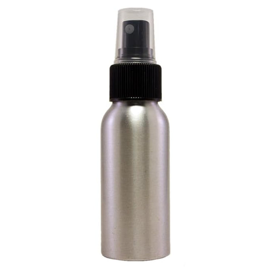 2 fl oz Aluminum Bottle with Black Spray Cap (Single)