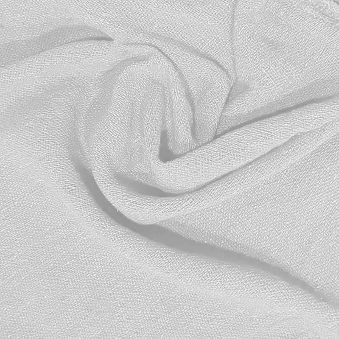 Shop Towels (White, 200-Pack) - Bulk Cleaning Towel in a Bag, Mechanic Cotton Wipes for Car Maintenance, Auto Mechanics & Garage, Wipe Grease & Oil, Machine Wash & Reusable