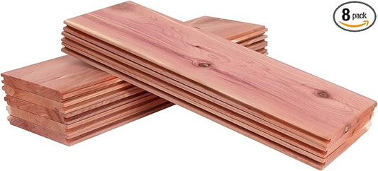 Homode Cedar Closet Liner Planks, Set of 8 Drawer Liners, Tongue and Groove, Aromatic Cedar Wood Panels for Clothes Storage, 11.5 x 4 x 0.4 Inches