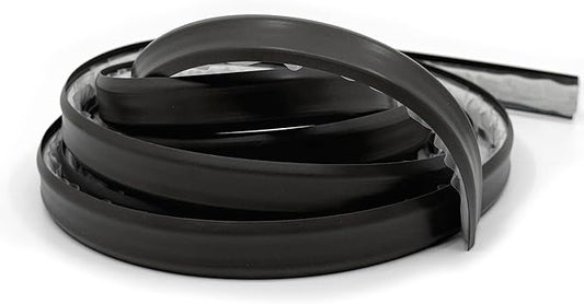 InstaTrim The Original Flexible Trim -10ft Black 3/4" Wide Caulk Tape - Adhesive Trim with Many Uses Including Caulking for Bathtubs, Sinks, Counters, Tile, Floors - Made in USA