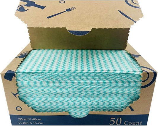 Heavy Duty Wipes Dish Cloths 50Pieces Reusable Wipes Multi-use Cleaning Cloths Towels