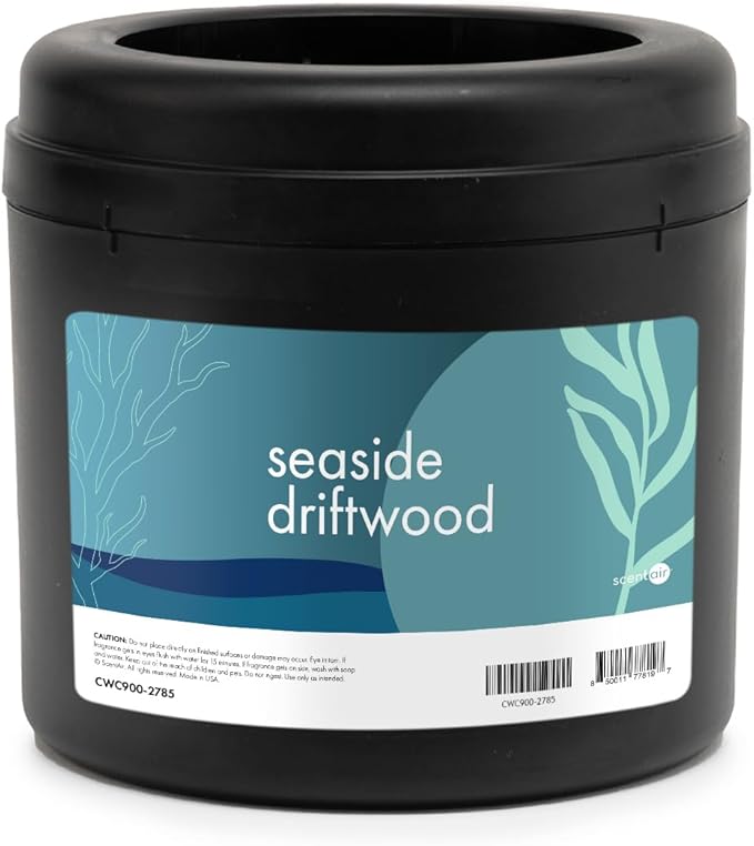 ScentAir Whisper Home Monthly Plug-in Refill, Fragrance Cartridge for Home and Office, Seaside Driftwood
