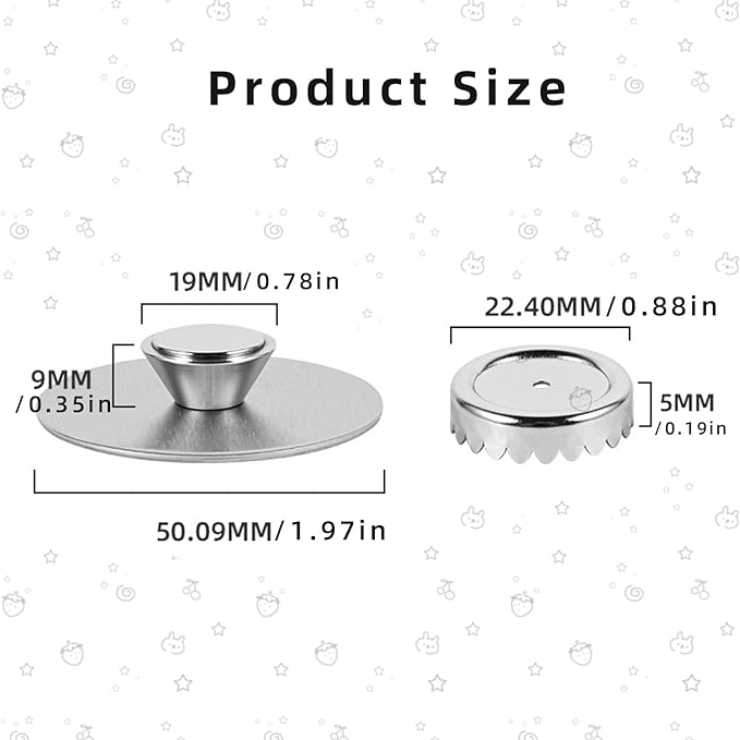 Magnetic Soap Holder, Stainless Steel Wall Mount Waterproof Bathroom Organizer for Showers/Sinks (2Pcs-3M)