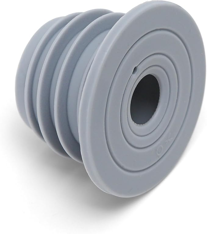 Pack of 2 Washing Machine Hose Sealing Rings, Strainer Drain Pipe Silicone, Anti-Odor Floor Plug, Sewer Deodorant Ring Cover Seal for Washer Kitchen Bath - 2 Sizes (35-40mm) and (45-50mm)
