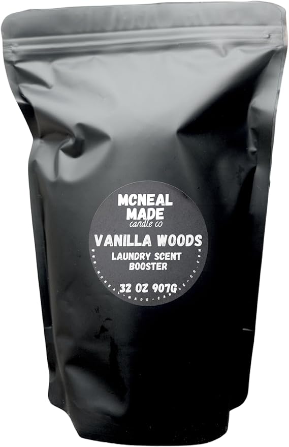 Luxury Laundry Scent Booster Perfume Fragrance Scented Vanilla Woods (32 oz)