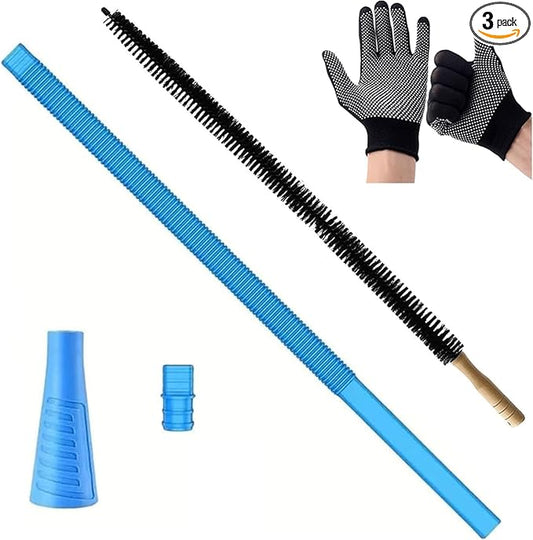 Universal Dryer Vent Cleaner Kit Compatible with All Vacuum Cleaner Include Vacuum Hose Attachment Accessories Brush Lint Brush,Dryer Vent Vacuum Hose with Gloves