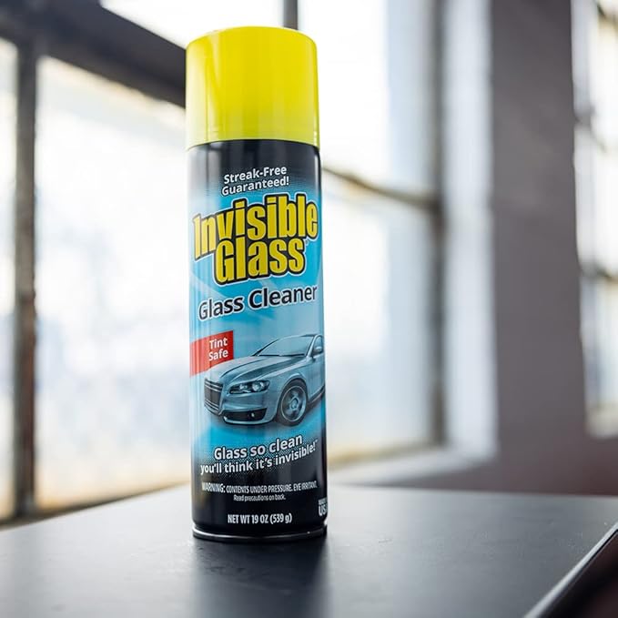 Invisible Glass 91164 19-Ounce Cleaner for Auto and Home for a Streak-Free Shine, Deep Cleaning Foaming Action, Safe for Tinted and Non-Tinted Windows, Ammonia Free Foam Glass Cleaner, Pack of 1