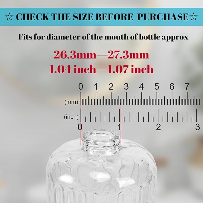 Soap Dispenser Pump Replacement 304 Stainless Steel for Regular Mouth Bottle for Standard 28/400 Thread Size Kitchen Bathroom Lotion Refill Dispenser 2 Pack(Brushed Nickel)
