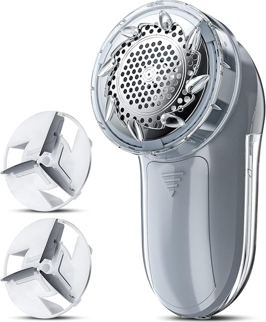 Bymore Fabric Shaver, Lint Remover, Lint Shaver Defuzzer Sweater Shaver for Clothes and Furniture AC Adapter or Battery Operated Pill Fuzz Remover