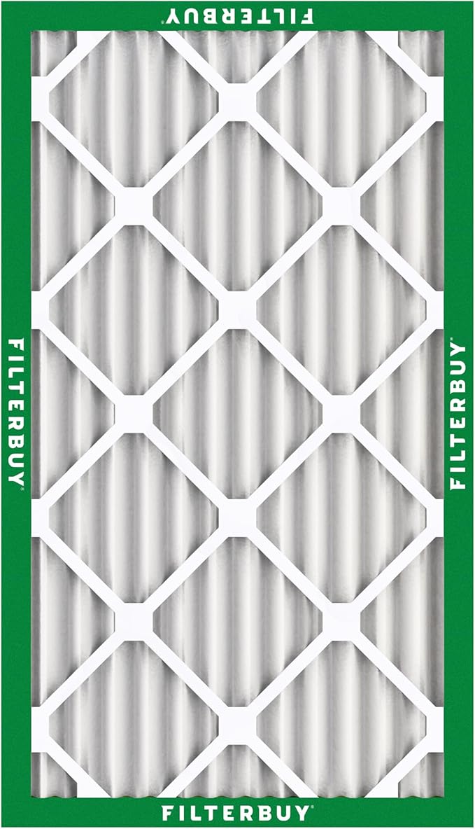 Filterbuy 20x36x2 Air Filter MERV 8 (MPR 700) Dust Defense Replacement (6-Pack), Electrostatic Pleated HVAC AC Furnace Filters, Made in USA (Actual Size: 19.50 x 35.50 x 1.75)