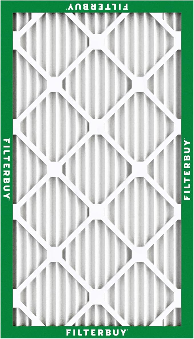 Filterbuy 20x32x1 Air Filter MERV 8 (MPR 700) Dust Defense Replacement (6-Pack), Electrostatic Pleated HVAC AC Furnace Filters, Made in USA (Actual Size: 20.00 x 32.00 x 0.75)