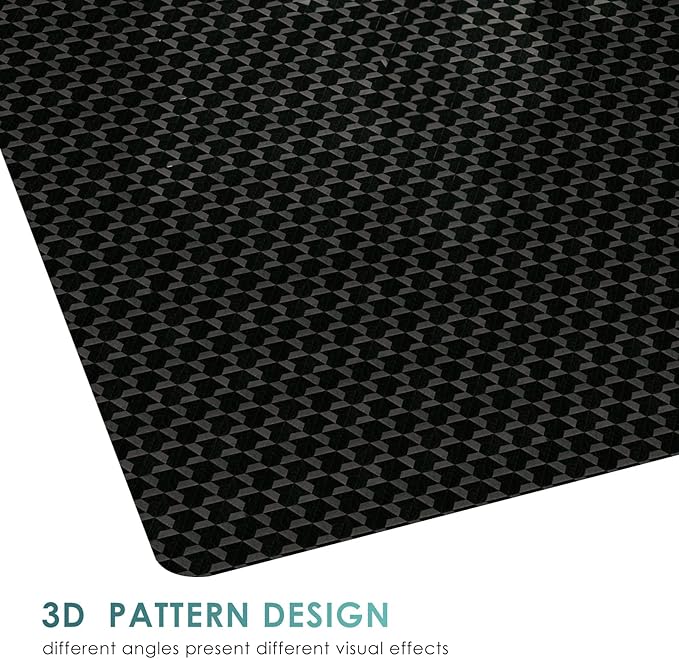 Vicwe Office Chair Mat for Carpet, 48"x36" Anti-Slip Waterproof Floor Protector Desk Chair Mat for Rolling Chairs, Heavy Duty Chair Mat with Studs,Easy Glide Floor Mat for Home,Gaming