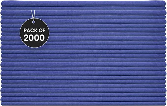 Shop Towels (Blue, 2000-Pack) - Bulk Cleaning Towel in a Bag, Mechanic Cotton Wipes for Car Maintenance, Auto Mechanics & Garage, Wipe Grease & Oil, Machine Wash & Reusable