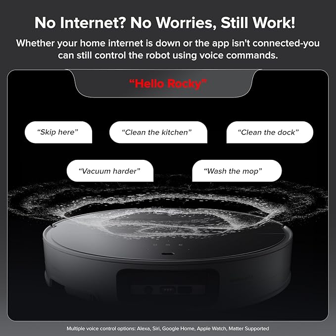 roborock Saros 10 Robot Vacuum and Mop, 22,000Pa Suction, AI Obstacle Avoidance, 3.14-inch Ultra Thin, Intelligent Dirt Detection, Zero Tangling Main Brush, Hot Water Mop & Dock Self Cleaning