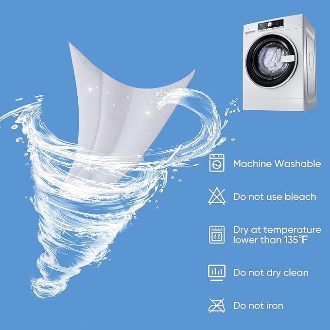 Hanherry 100% Waterproof Mattress Protector King Size, Mattress Cover 3D Air Fabric Cooling Mattress Pad Cover Smooth Soft Breathable Noiseless, 8''-21'' Deep Pocket