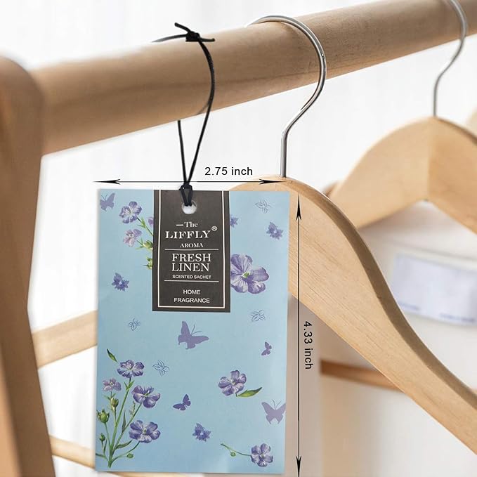 14 Packs Scented Sachets for Drawers and Closets Lavender Fresh Linen Sandalwood Cherry Blossoms 4 Different Scent