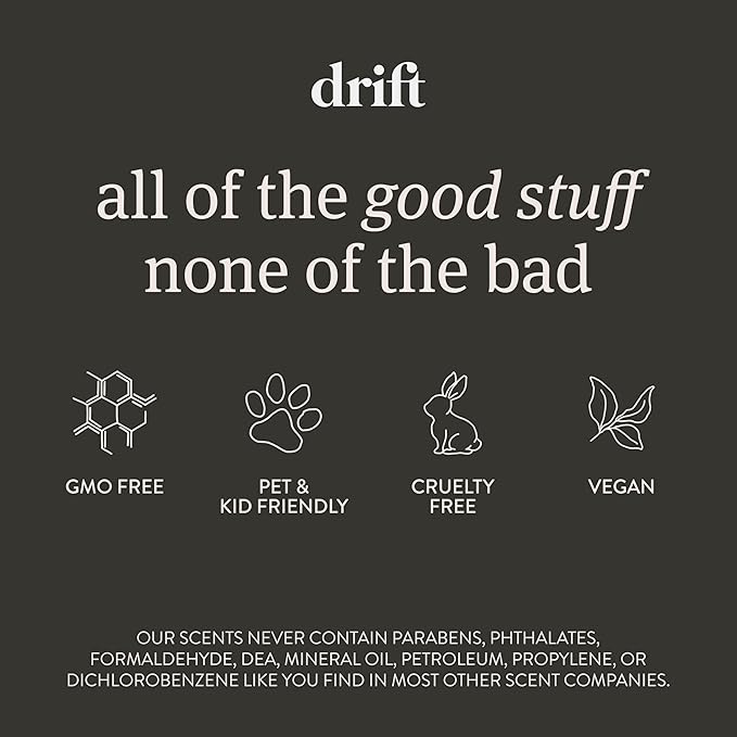 Drift Car Air Freshener - The Original Wood Air Freshener - Car Odor Eliminator - Long Lasting Scent - Auto Accessories - Metal Clip - Essential Oils - Clean Ingredients - Teak Scent Starter Kit