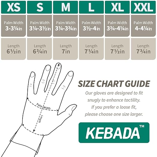 Kebada W1 Safety Work Gloves, PU Coated Touch Screen Work Gloves with Grip, Bulk Pack Working Gloves for Warehouse, Construction, Gardening and Mechanic Use, Black, 50 Pairs, Small