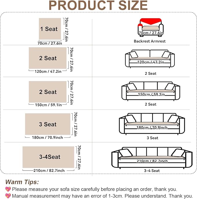 OTOB Pet Couch Covers for 3 Cushion Couch Sofa, Washable & Non Slip Fuzzy Plush Sofa Cushion Covers, All Seasons Geometric Jacquard Modern Soft Dog Bed Mat Slipcovers Protector (White, 27.6"x70.9")