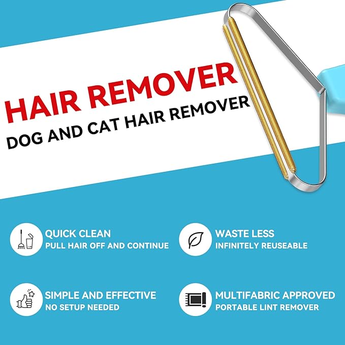 Lint Remover 3-Pack,Lint Shaver Cleaner Pro,Carpet Rake,Lint Brush,Fur Removal Tool,Portable Carpet Scraper,Clothes,Car Mats,Couch,Pet Bed,Furniture