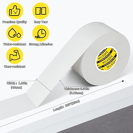 Cloth Duct Window Seal Strip Tape for Winter, 1.89in x 66FT, Weather Stripping Sealing Insulation Tape for Windows and Door, Easy Tear Sealer Draft Blocker