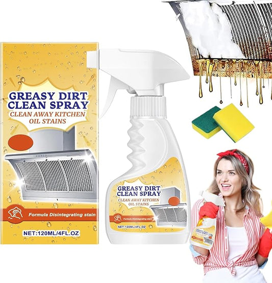 Multifunctional Powerful Kitchen Foam Cleaner, Rotateepic Foam Cleaner, Greasy Dirt Clean Spray, All-Purpose Heavy Duty Degreaser Cleaning Spray for Oven, Stove and Range Hood (1pcs)