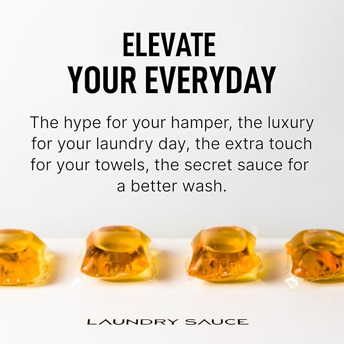 Laundry Sauce - Luxury Scented Laundry Detergent Pods & Scent Booster Bundle (Australian Sandalwood), Premium Laundry Washing Pods with High-End, Sophisticated Fragrances, Dye Free & HE Compatible