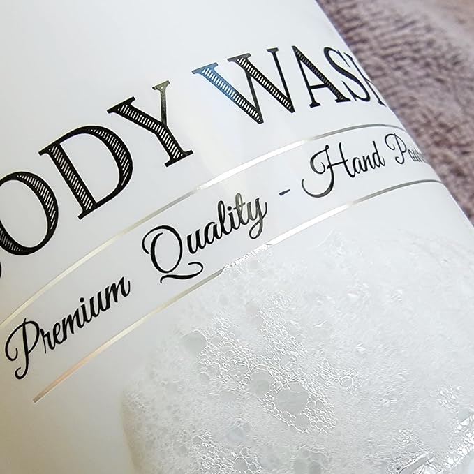 Clear Refillable Shampoo and Conditioner Bottles - Body Wash, Shampoo and Conditioner Dispenser - PET Plastic Shampoo Bottles Refillable with Pump - Waterproof Labels - 16 oz, 3 Pack