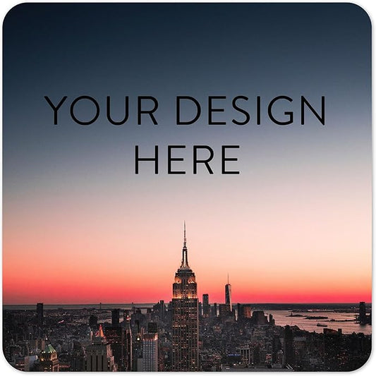 100 Custom Vinyl Stickers - Upload Your own Image, Text, Design, Logo - Personalized Logo Labels for Handmade, Packaging, Bottle, Jars, Candle, Brand Stickers (City, 3x3 Square)