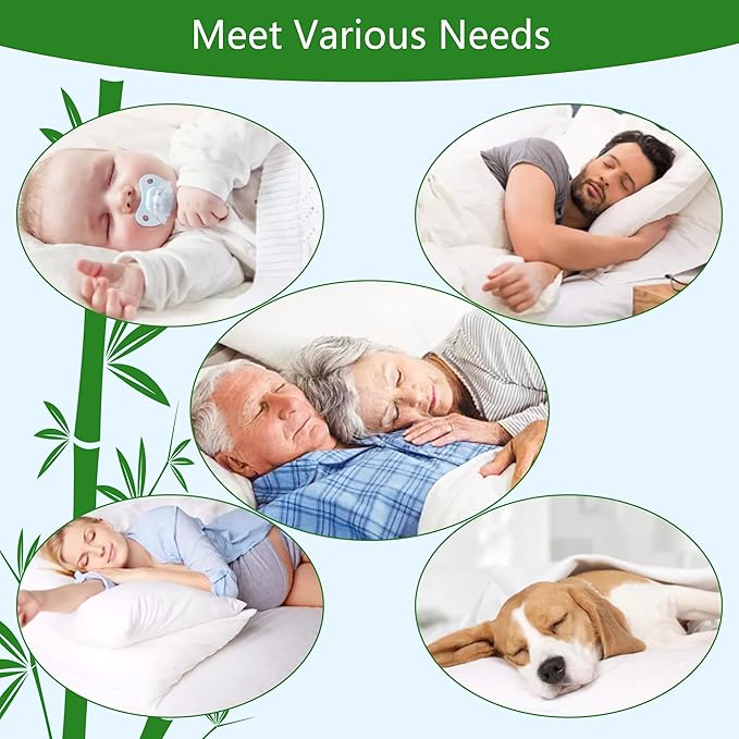 GOONIK Full Size Mattress Protector, Breathable Bamboo Viscose Waterproof Full Size Mattress Pad Cover with 6-16 inches Deep Pocket