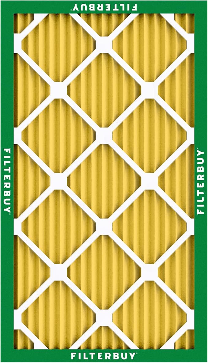 Filterbuy 8x30x1 Air Filter MERV 11 (MPR 1200) Allergen Defense Replacement (4-Pack), Electrostatic Pleated HVAC AC Furnace Filters, Made in USA (Actual Size: 7.50 x 29.50 x 0.75)