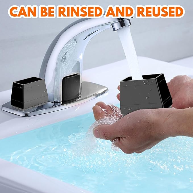 Rectangle Chair Leg Protectors for Hardwood Floors,16 PCS Silicone Covers to Protect Wood Tile Floors Felt Pads Furniture Leg Caps Reduce Noise. Easy to Move.(Black,1 x 1.5 Inch,Rectangle)