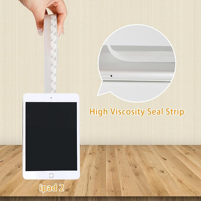 Door Weather Stripping Doors Seal Strip, 26 FT Silicone Sealing Tape for Door Draft Stopper Adhesive for Doors, Windows and Shower Glass Gaps(Brown, 35mm)