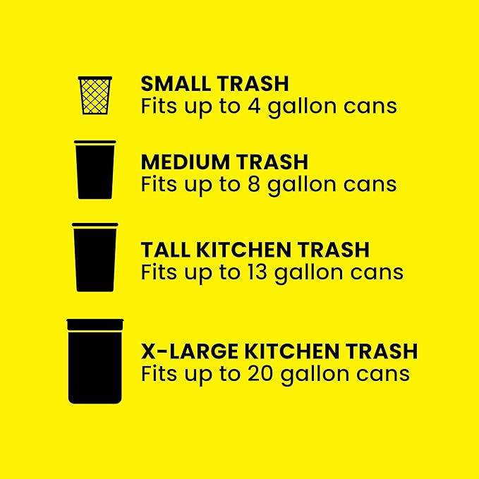 Glad ForceFlex Tall Kitchen Trash Bags, 13 Gallon, Gain Fresh Clean, 40 Count (Package May Vary)