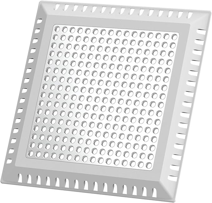 Hair Catcher/Drain Strainer/Shower Drain Cover for Bathroom Floor Drain, Stainless Steel and Silicone (Patented Product)
