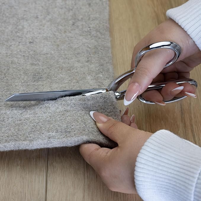 RUGPADUSA - Eco-Plush - 6'x9' - 3/8" Thick - 100% Felt - Extra Cushioned Rug Pad - Available in 3 Thicknesses, Many Custom Sizes
