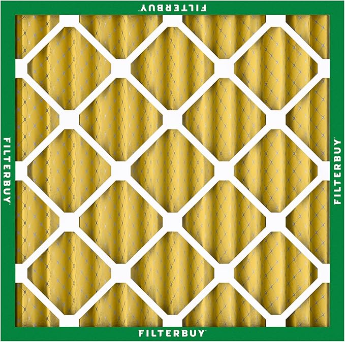 Filterbuy 16x16x2 Air Filter MERV 11 (MPR 1200) Allergen Defense Replacement (4-Pack), Electrostatic Pleated HVAC AC Furnace Filters, Made in USA (Actual Size: 15.50 x 15.50 x 1.75)